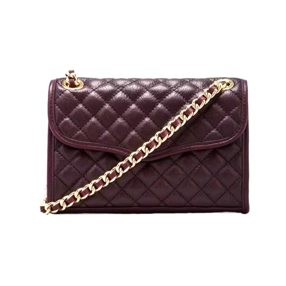 Rebecca Minkoff Mini Affair in black cherry.